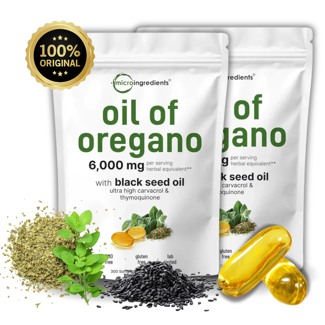 Capsulas de Aceite de Oregano 2 x 1 producto Importado
